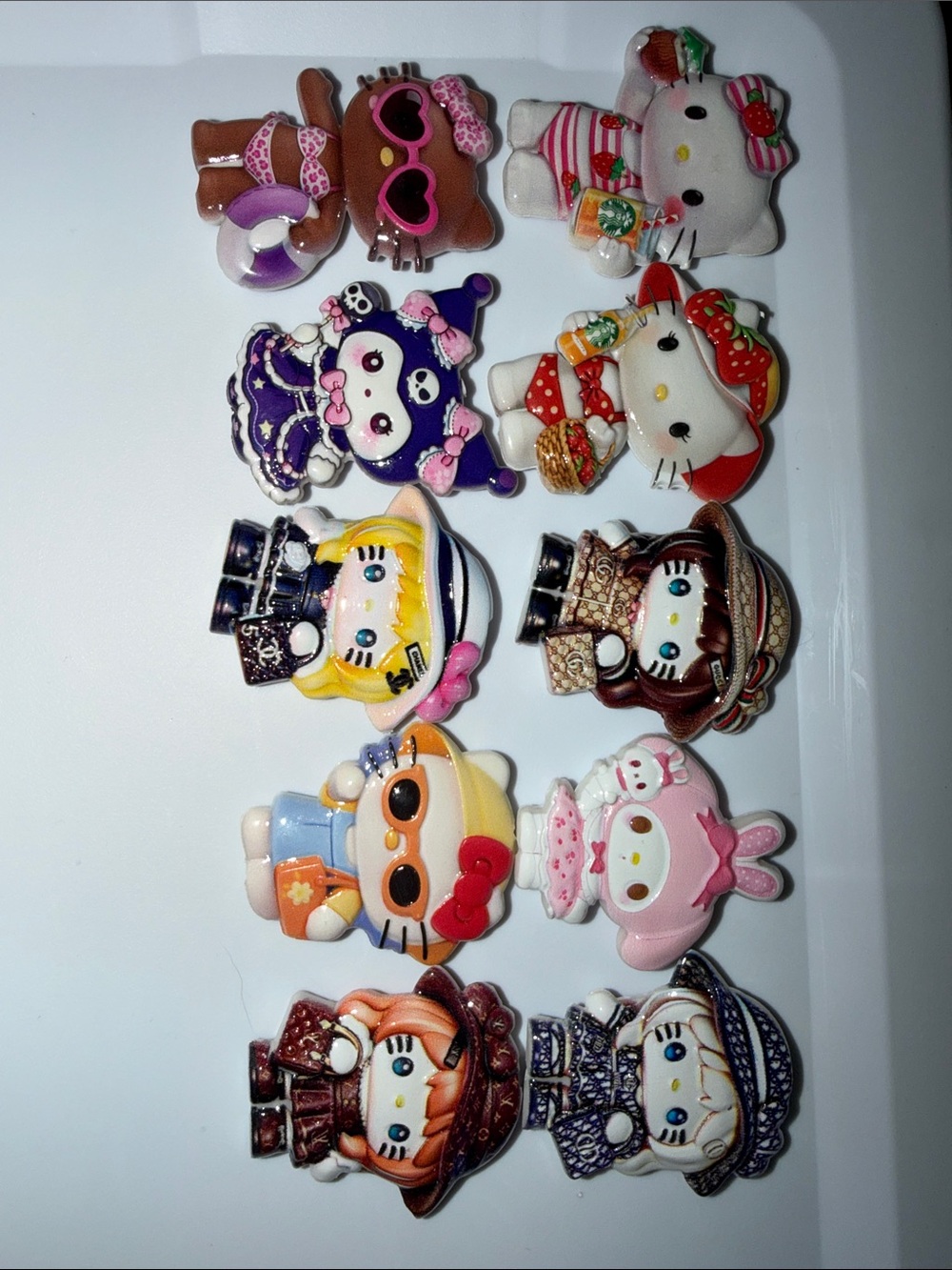 Hello Kitty Colorful Character 3D Acrylics